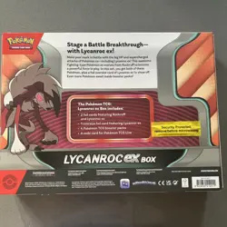 Pokemon TCG Lycanroc Ex Box - NEW & SEALED OFFICIAL Pokemon trading cards - Image 2