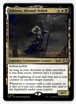 Athreos, Shroud-Veiled 212 Commander: Duskmourn: House of Horror NM - Image 1