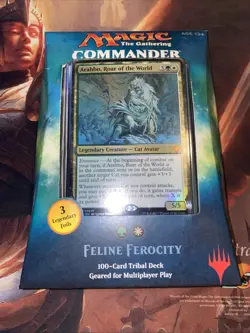 Commander 2017 New Sealed Deck Mtg Feline Ferocity - Image 1
