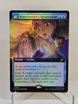 Waterbender's Restoration - Extended Art (Foil) - Avatar MTG - Image 1