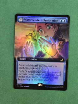 Waterbender's Restoration - Extended Art (Foil) - Avatar MTG - Image 2