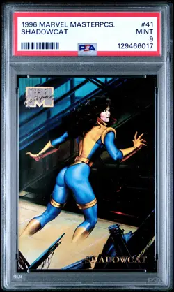 PSA 9 1996 Marvel Masterpieces #41 Shadowcat MINT 19 Higher! - Image 1