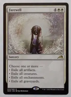 MTG - Farewell - Kamigawa: Neon Dynasty 013/302 - Regular Rare - Board Wipe - Image 1