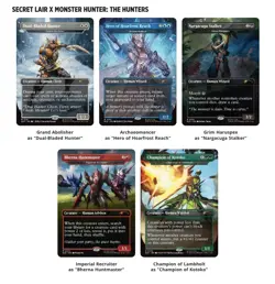 PRESALE MTG Secret Lair Monster Hunter: All 4 Drops Surge Foil / Foil / NonFoil - Image 2