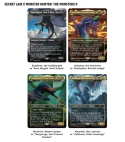 PRESALE MTG Secret Lair Monster Hunter: All 4 Drops Surge Foil / Foil / NonFoil - Image 4