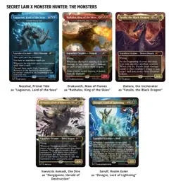 PRESALE MTG Secret Lair Monster Hunter: All 4 Drops Surge Foil / Foil / NonFoil - Image 5
