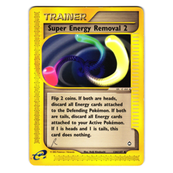 SUPER ENERGY REMOVAL 2 134/147 AQUAPOLIS POKEMON TCG - Image 1