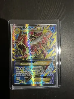 Mega Gyarados EX Full Art 115/122 Pokemon Card Breakpoint Near Mint Minus NM- - Image 1