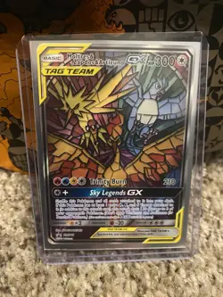 Moltres Zapdos Articuno GX Hidden Fates Pokemon Black Star Promo SM210 - Image 3