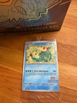 2024 Pokemon Illustration Contest SEALED! Feraligatr, Pikachu & Toxtricity EX - Image 1