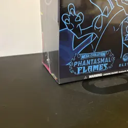 Pokemon Phantasmal Flames Pokemon Center Elite Trainer Box PKC ETB+ Acrylic Case - Image 3