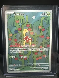 Pokemon TCG Shuckle 136/132 Mega Evolution Illustration Rare *Near Mint* - Image 1