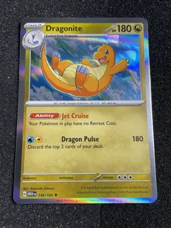 Dragonite 149/165 Holo ENGLISH NM/M Pokemon - 151 - Image 1