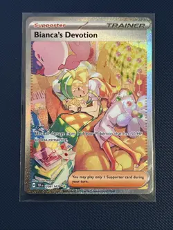 Pokemon TCG Bianca's Devotion Sir 209/162 Temporal Forces Holo Secret Rare - Image 2