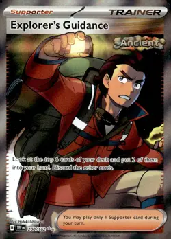 Pokemon TCG Temporal Forces #200/162 Explorer's Guidance - Image 1