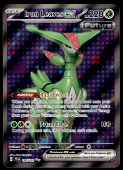 Pokemon TCG Temporal Forces #186/162 Iron Leaves EX NM - Image 1