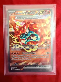 TCG Pokemon Hearthflame Mask Ogerpon ex 212/167 Sv06: Twilight Masquerade - Image 1
