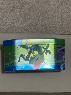 *EMPTY* 2009 POKEMON Diamond And Pearl Rayquaza Collectors Tin Only - Image 3
