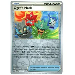 Ogre's Mask 118/131 Sv: Prismatic Evolutions Pokemon TCG (REVERSE HOLO, NM) - Image 1