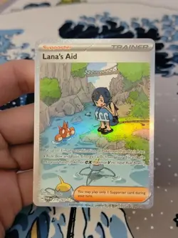 2024 Pokemon SV TWM EN Special Illustration Rare Lana's Aid #219/167 SIR - Image 1