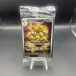 Pokemon Alakazam 009 Mega Evolution Black Star Promo Holo Rare (Factory Sealed) - Image 1