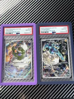 Pokemon Thundurus & Tornadus Black Star POKEMON CENTER PROMOS SEQUENTIAL PSA 10 - Image 1