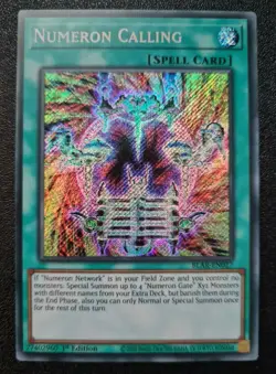 Numeron Calling Yu-Gi-Oh! BLAR-EN027 1st Secret Rare - Image 1