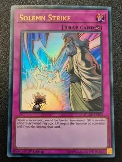 Solemn Strike Yu-Gi-Oh! DUDE-EN055 1st Ultra Rare - Image 1