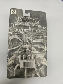 2002 Yugioh LON Unlimited Labyrinth of Nightmare Blister Pack Sealed TCG. - Image 2