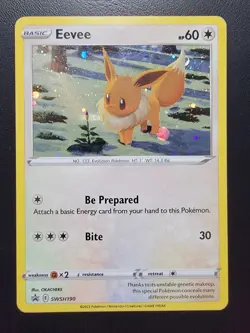Eevee SWSH190 SWSH: Sword & Shield Promo Cards Holo pokemon - Image 1