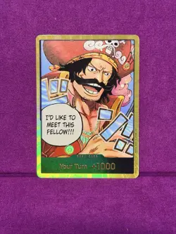 DON!! Card (Gol.D.Roger) (Gold) Carrying On His Will Foil - Image 1