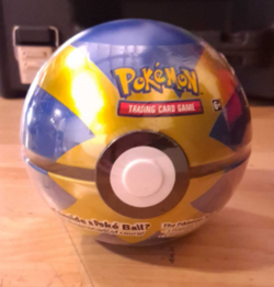 Pokemon Card Game Poke Ball Tin - Booster Packs & Collectible Tin Inside - Image 1