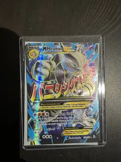 Mega Mewtwo EX Full Art 159/162 Pokemon Card Breakthrough Excellent Condition - Image 1