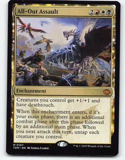 All-Out Assault #167 Magic the Gathering Card - Image 1
