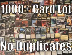 Magic the Gathering - BULK CARD LOT 1000+ - RARE+ & FOIL INCL - NO Duplicates - Image 1