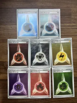 Pokemon TCG Holo Energy Cards Black Bolt & White Flare FULL SET - Image 1