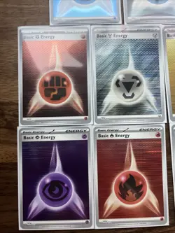 Pokemon TCG Holo Energy Cards Black Bolt & White Flare FULL SET - Image 2