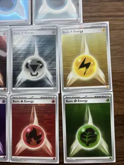 Pokemon TCG Holo Energy Cards Black Bolt & White Flare FULL SET - Image 3
