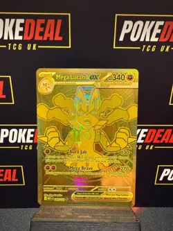 Mega Lucario EX 188/132 Hyper Rare Gold Mega Evolutions Pokemon Card - Near Mint - Image 1