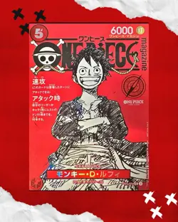 ST21-014 Monkey D. Luffy ONE PIECE Card Magazin Promo Japanese - Image 1