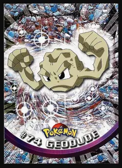 Pokemon Topps TV Animation Card Set #74,75,76 Geodude,Graveler,Golem NM/M - Image 4