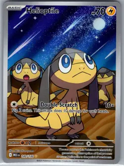 Helioptile 143/132 ME01: Mega Evolution - Pokemon Card - NM - Image 1