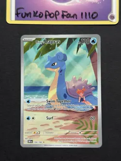 Misty's Lapras 194/182 Sv10: Destined Rivals Illustration Rare Pokemon Card - Image 1