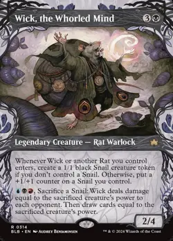 x1 Wick, the Whorled Mind (Showcase) Bloomburrow Regular MTG - Image 1