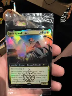 Iroh, Grand Lotus Extended Art Foil Box Lunch Promo 0002 MTG Sealed New - Image 1