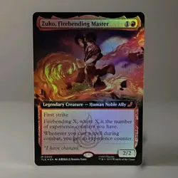 Zuko, Firebending Master - FOIL EXTENDED ART #200- Avatar: Eternal - NM MTG - Image 1