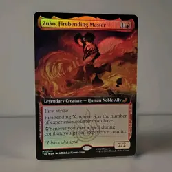 Zuko, Firebending Master - FOIL EXTENDED ART #200- Avatar: Eternal - NM MTG - Image 3