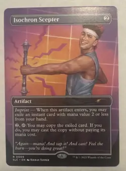 Isochron Scepter 0009 Secret Lair Encyclopedia of Magic NM MTG - Image 1