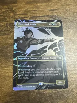 Fire Lord Azula (0313) (Borderless) Avatar: The Last Airbender Foil NM - Image 2