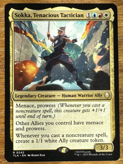 MTG Avatar: The Last Airbender, Sokka, Tenacious Tactician - Image 1